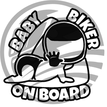 Load image into Gallery viewer, Baby Biker on Board