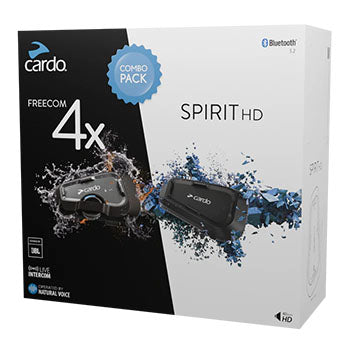 Cardo Freecom 4x & Spirit HD Combo Pack