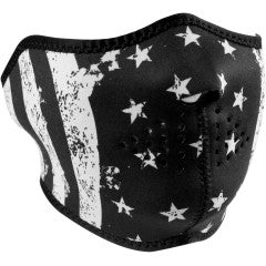 Black/White American Flag Mask