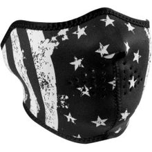 Load image into Gallery viewer, Black/White American Flag Mask