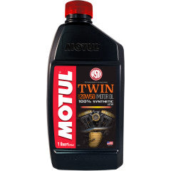 Motul V-Twin Synthetic 4T Engine Oil - 20W50 - 1 U.S. quart