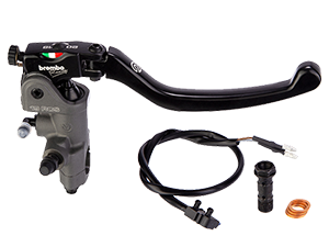 BREMBO RCS19 BRAKE MASTER CYLINDER W/ FOLDING LEVER (FOR 1" BAR)