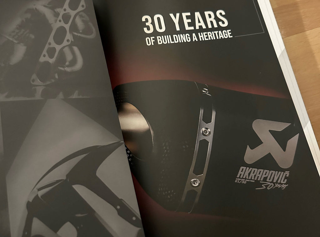 Akrapovic - 30 YEARS OF BUILDING A HERITAGE