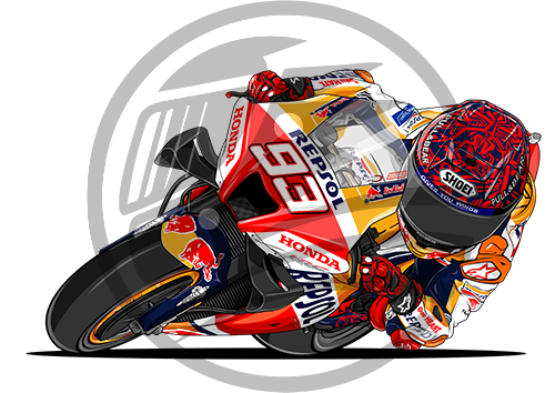 Marc Marquez On the Honda