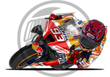 Marc Marquez On the Honda